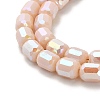Electroplate Glass Beads Strands EGLA-D030-06B-3