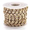 Golden Brass Enamel Link Chains CHC-H103-08H-G-3