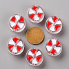 Transparent Enamel Acrylic Beads X-TACR-S155-005F-3