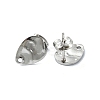 Non-Tarnish 304 Stainless Steel and 201 Stainless Steel Stud Earring Findings STAS-L024-003P-07-2