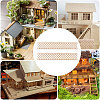 Wooden Fence and Courtyard Decoration DIY-WH0671-387A-6