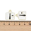 Father's Day Alloy Enamel Pendants ENAM-V001-03D-G-3