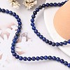 Natural Lapis Lazuli Beads Strands G-G099-6mm-7-5