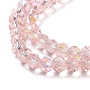 Electroplate Glass Beads Strands LS-EGLA-A034-T1mm-L18-3