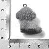 Resin Pendants RESI-Q007-06H-3