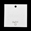 Paper Earring Display Cards CDIS-F007-06-1