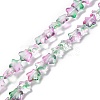 Transparent Glass Beads Strand X1-GLAA-F112-04D-1