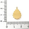 304 Stainless Steel Rhinestone Pendants STAS-I322-27G-04-4