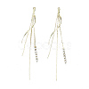 Brass Chain Tassel Big Pendants X-KK-R129-11G-1