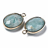 Natural Amazonite Pendants G-Q998-020B-3