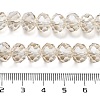Handmade Imitate Austrian Crystal Faceted Rondelle Glass Beads X-G02YI0P3-3