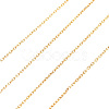 3.28 Feet Ion Plating(IP) 304 Stainless Steel Cable Chains X-CHS-D004-01G-3