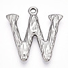 304 Stainless Steel Pendants STAS-N117-01P-W-1