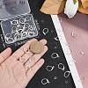 Beebeecraft 50Pcs Brass Leverback Earring Findings KK-BBC0005-72S-3