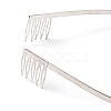 Brass Hair Band Findings MAK-K021-11P-2
