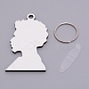 Sublimation Blanks Keychains LS-KEYC-WH0018-27-1