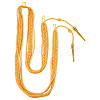 Polyester Fiber Army Shoulder Aiguillette Gold Wire Cord AJEW-WH0475-97A-1