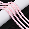 Handmade Polymer Clay Beads Strands CLAY-R089-6mm-171-5