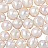 1 Strand Natural Nucleated Pearl Keshi Pearl Beads Strands PEAR-SC0001-40-1