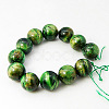 Natural Green Tiger Eye Beads Strands G-G099-8mm-6-2