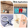 28Pcs 7 Colors Synthetic Luminous Stone Dyed Pendants G-HY0001-79-5