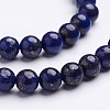16 inch Grade A Round Dyed Natural Lapis Lazuli Beads Strand G-GSR4mmC123-3