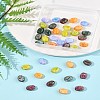 40Pcs 5 Colors Baking Paint Glass Seed Beads GLAA-FS0002-27-9
