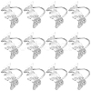 Butterfly Iron Napkin Rings AJEW-WH20070-109S-6