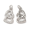 Eco-Friendly Brass Micro Pave Cubic Zirconia Pendants KK-M246-23P-1