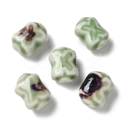 Handmade Porcelain Beads PORC-L080-E-1