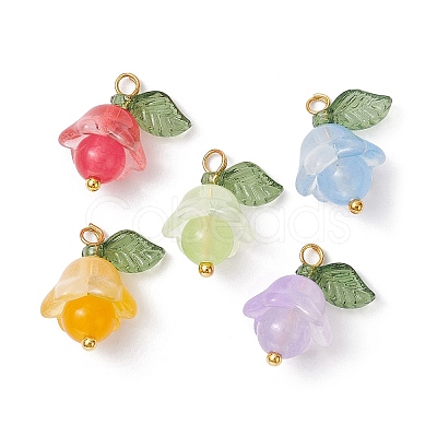 Natural Malaysia Jade & White Jade Dyed Pendants PALLOY-JF02433-1
