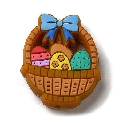 Easter Silicone Focal Beads SIL-A006-08B-1