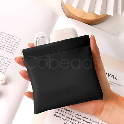2Pcs 2 Sizes PU Imitation Leather Cosmetic Shrapnel Bags ABAG-WH20011-32D-1