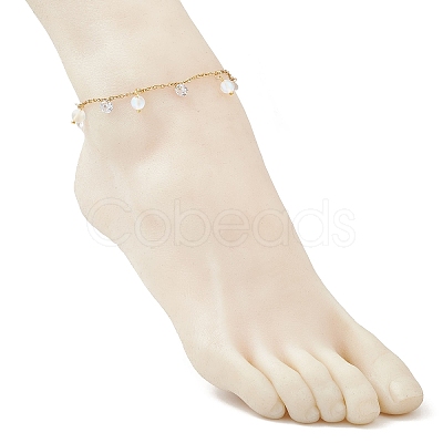 304 Stainless Steel Link Chain Anklets AJEW-AN00699-02-1