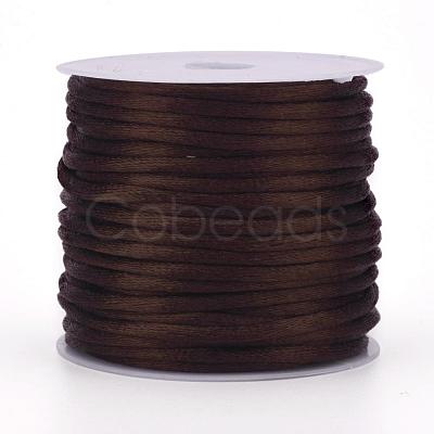 Nylon Satin Rattail Cords NWIR-L006-1mm-03-1