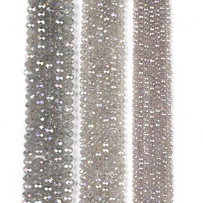Electroplate Glass Beads Strands EGLA-A044-J8mm-B10-1