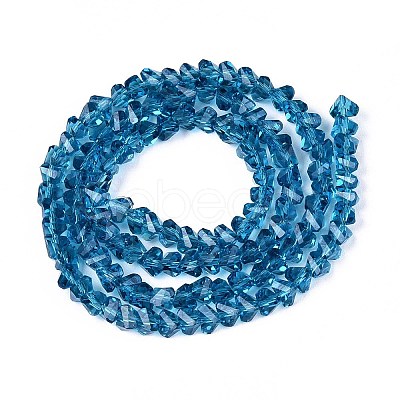 Transparent Glass Beads Strands X-GLAA-N018-4mm-28-1