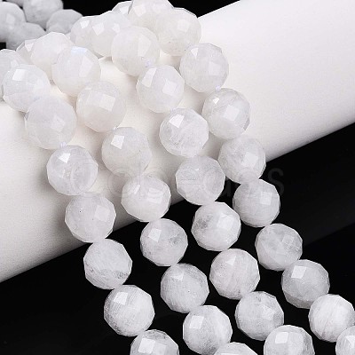 Natural Rainbow Moonstone Beads Strands G-S345-10mm-36-1