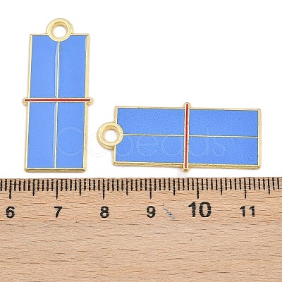 Alloy Enamel Pendants FIND-I065-01H-G-1