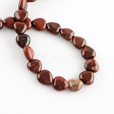 Natural Red Jasper Beads Strands G-R190-15-1