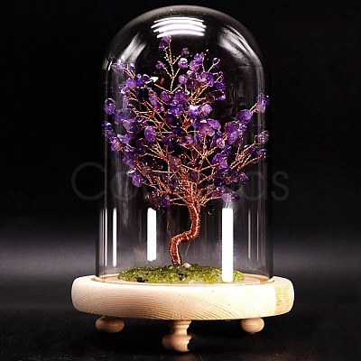 Natural Amethyst Display Decoration TREE-PW0001-22F-1