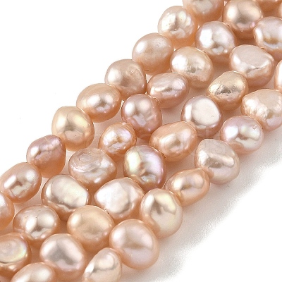 Natural Cultured Freshwater Pearl Beads Strands PEAR-A006-03F-1