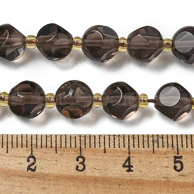 Natural Ice Obsidian Beads Strands G-K387-A09-02-1