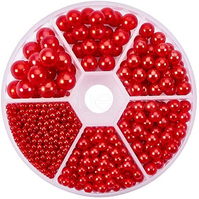 Imitation Pearl Acrylic Beads OACR-PH0001-05-WH-1