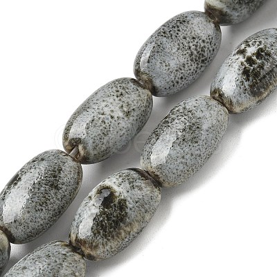 Handmade Porcelain Beads Strands PORC-B002-18C-1