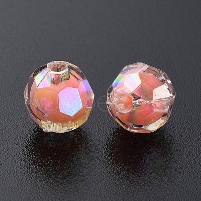 Transparent Acrylic Beads X-TACR-S152-04B-1