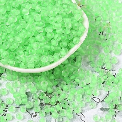 6/0 Luminous Glass Seed Beads SEED-NH0001-01H-1