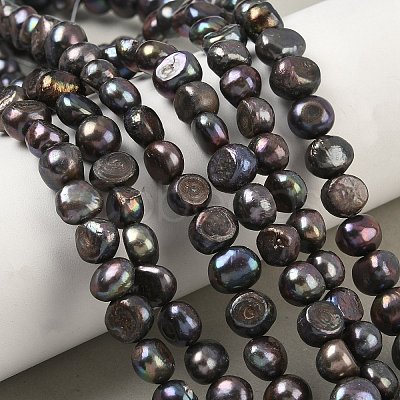Natural Cultured Freshwater Pearl Beads Strands PEAR-P250214-S-1