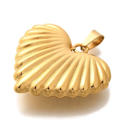 PVD Vacuum Plating 304 Stainless Steel Pendants STAS-U035-27G-1