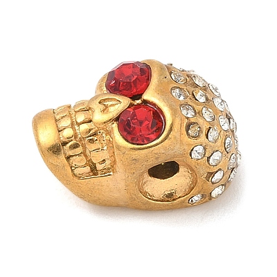 304 Stainless Steel Rhinestone Beads STAS-S183-03G-C-1